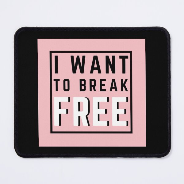 Item preview, I Want To Break Free Sticker designed and sold by colonjohan.