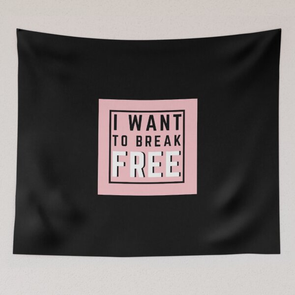 Item preview, I Want To Break Free Sticker designed and sold by colonjohan.