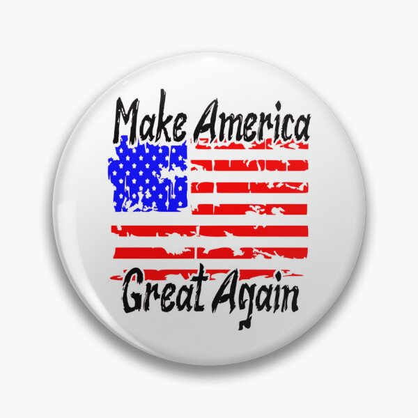 Item preview, MAKE AMERICA GREAT AGAIN Baseball ¾ Sleeve  designed and sold by HappyTeaShirt.