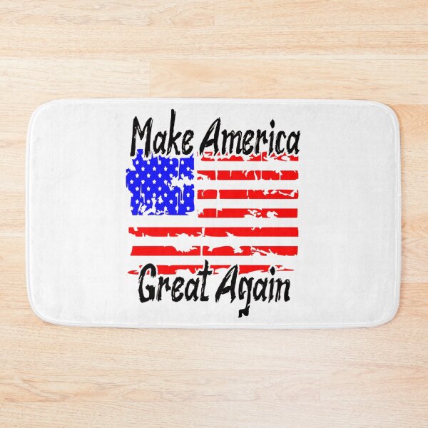 Item preview, MAKE AMERICA GREAT AGAIN Baseball ¾ Sleeve  designed and sold by HappyTeaShirt.