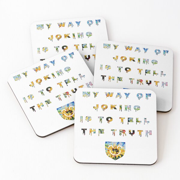 Item preview, My way of joking, words with pattern by Marina Daniluka designed and sold by MariDaniArt.