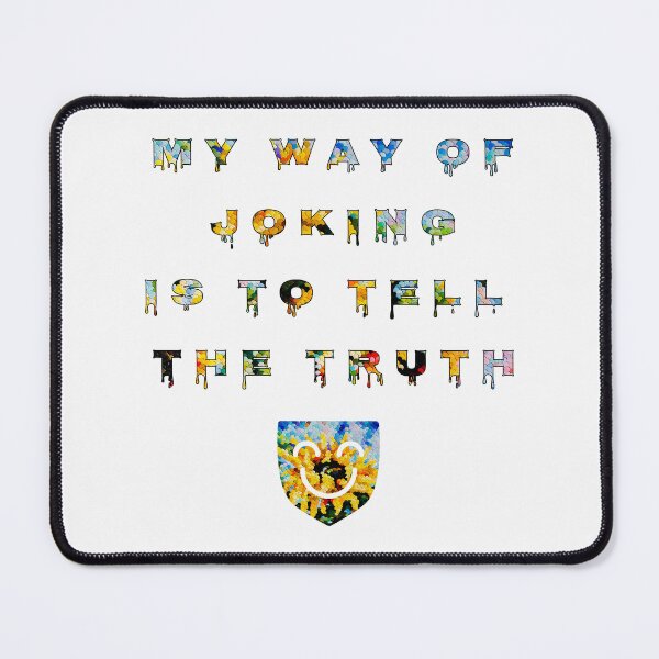 Item preview, My way of joking, words with pattern by Marina Daniluka designed and sold by MariDaniArt.
