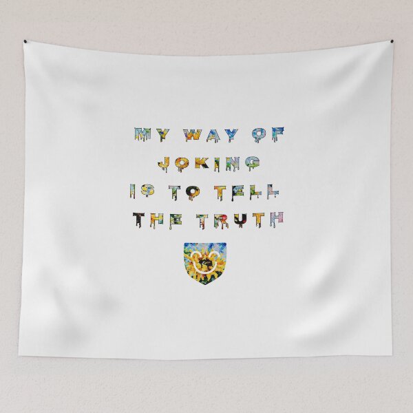Item preview, My way of joking, words with pattern by Marina Daniluka designed and sold by MariDaniArt.