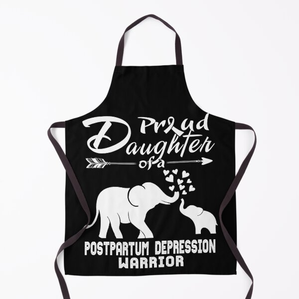 Artikelvorschau, Proud Daughter Of A Postpartum Depression Warrior  entworfen und verkauft von Hatjar.