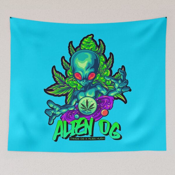 Item preview, Alien OG - Tahoe OG x Alien Kush - Weed Strains - Stoner Merch designed and sold by YomeHayin.
