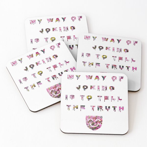 Item preview, My way of joking, words with pattern by Marina Daniluka designed and sold by MariDaniArt.
