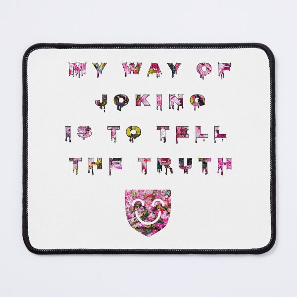 Item preview, My way of joking, words with pattern by Marina Daniluka designed and sold by MariDaniArt.
