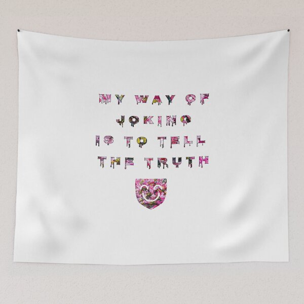 Item preview, My way of joking, words with pattern by Marina Daniluka designed and sold by MariDaniArt.