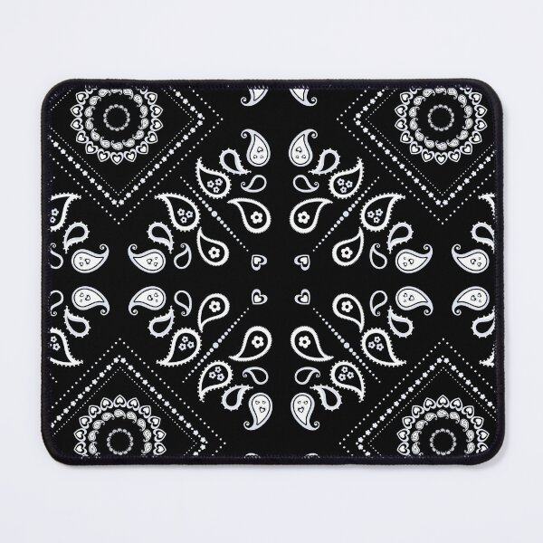 Item preview, Black and White Bandana Dress Vintage Print designed and sold by ClaudiaFlores.