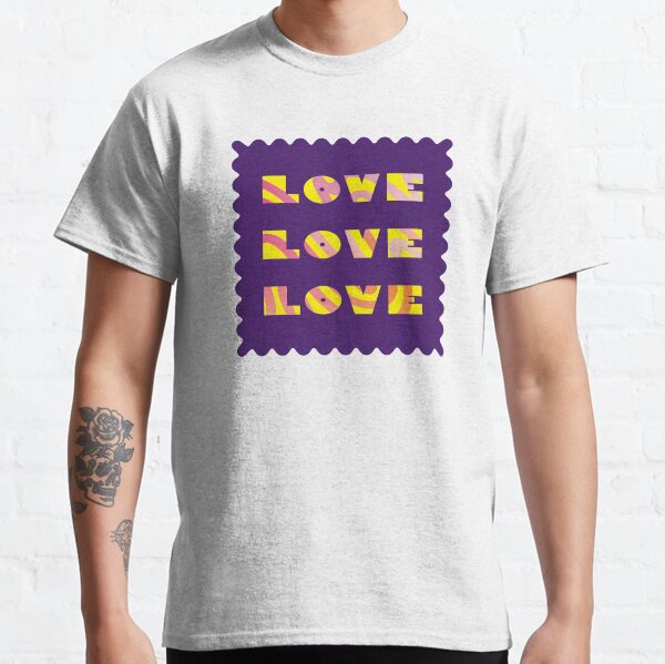 Love Swirl Stamp Classic T-Shirt