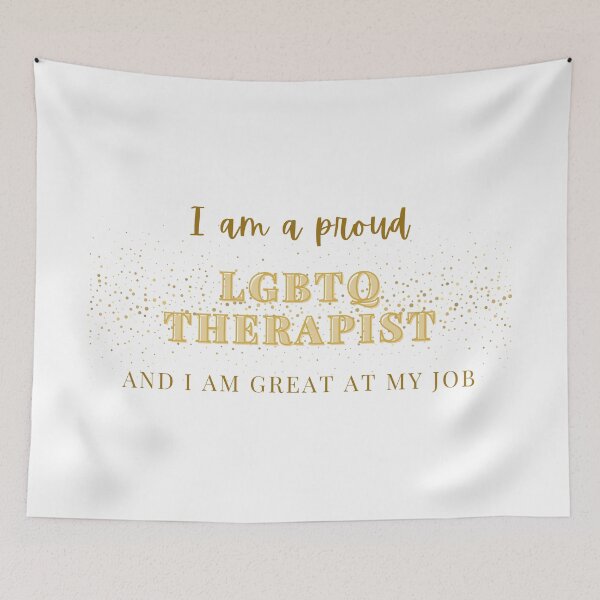 Item preview, Proud LGBTQ Therapist designed and sold by CreeDesigns723.