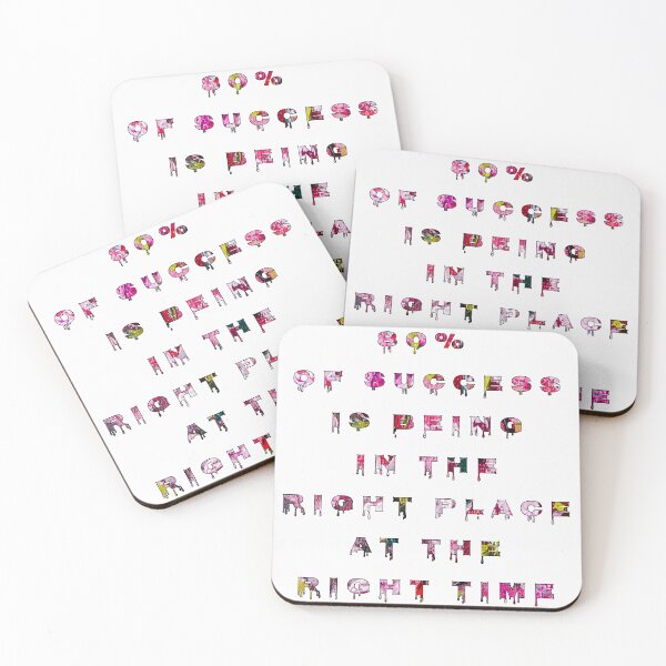 Item preview, 80% of Success..., words with pattern by Marina Daniluka designed and sold by MariDaniArt.