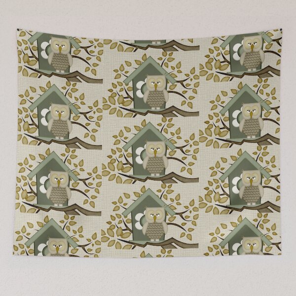 Item preview, Home Sweet Home, fantasy owl designed and sold by LoneAngel.