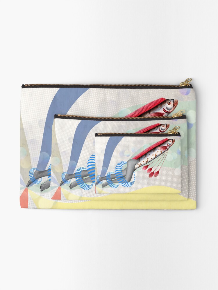 Alternate view of Rising in Pisces Zipper Pouch