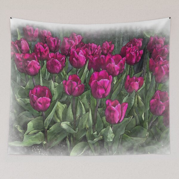 Item preview, Family Of Red Tulips designed and sold by KirtTisdale.