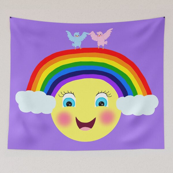 Item preview, Sun with Rainbow Hair designed and sold by Deborah Camp.