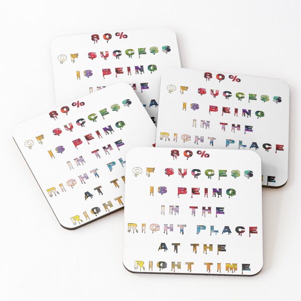 Item preview, 80% of Success..., words with pattern by Marina Daniluka designed and sold by MariDaniArt.