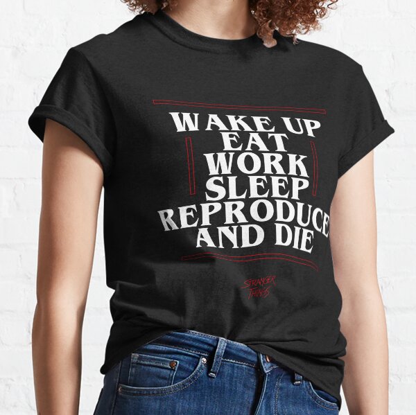 Item preview, Stranger Things Vecna Quote "Wake Up" designed and sold by Lucas Kolodziej.