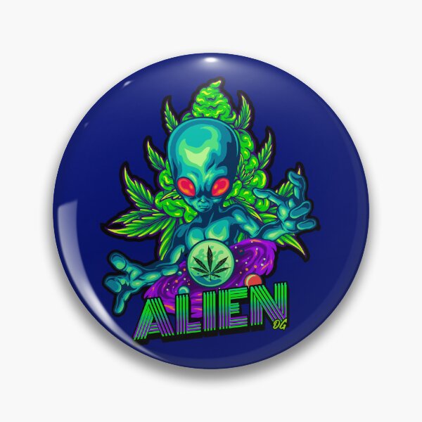 Item preview, Alien OG - Holding the universe - Weed Strains - Stoner Merch designed and sold by YomeHayin.