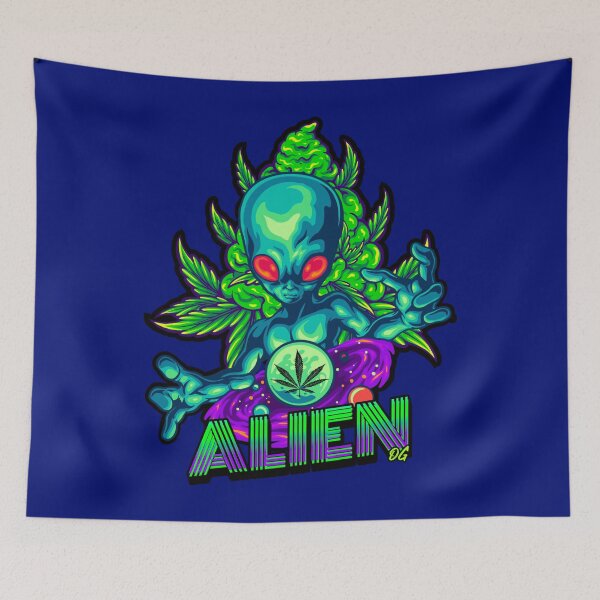 Item preview, Alien OG - Holding the universe - Weed Strains - Stoner Merch designed and sold by YomeHayin.