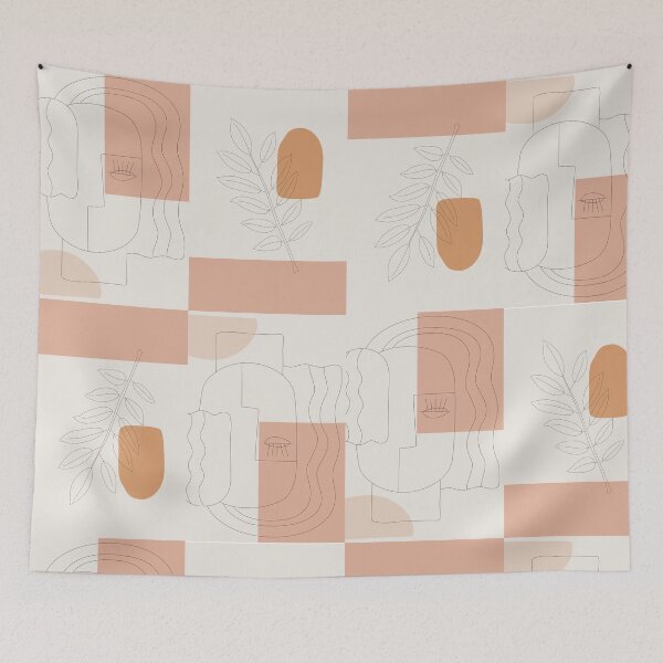Item preview, Repeating Graphic Pattern | Natural Colors Minimal Design | Seamless Pattern | ""Minimal Thought" designed and sold by The Bubble 1307.