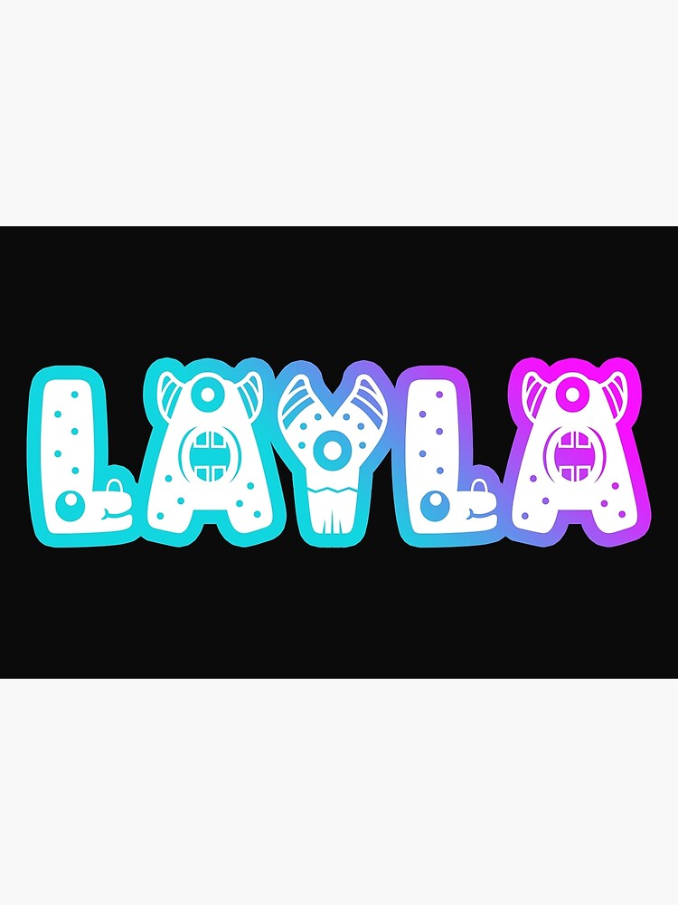 Monster LAYLA Kawaii Design Layla Poster