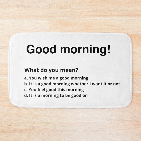 Item preview, Bilbo Good Morning  designed and sold by Tolkienian.
