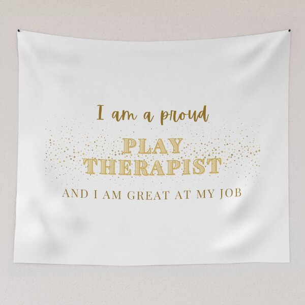 Item preview, Proud Play Therapist designed and sold by CreeDesigns723.