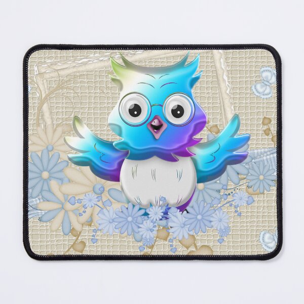 Item preview, Cute Blue Owl, fantasy design designed and sold by LoneAngel.
