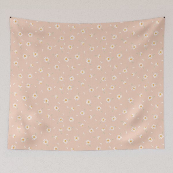 Item preview, Daisy pattern, Pink ditsy floral pattern  designed and sold by RoseMaryWP.
