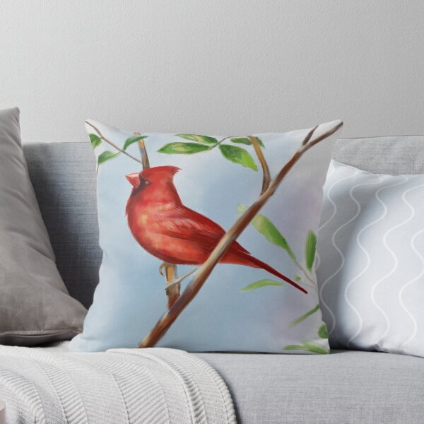 Item preview, Red Cardinal Sitting on a Branch designed and sold by TorstenArt.