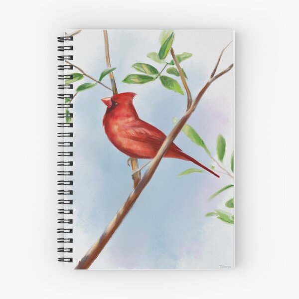 Item preview, Red Cardinal Sitting on a Branch designed and sold by TorstenArt.