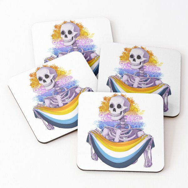 Aperçu de l'œuvre aroace Pride Skeleton créée et vendue par StarSketchMEH.