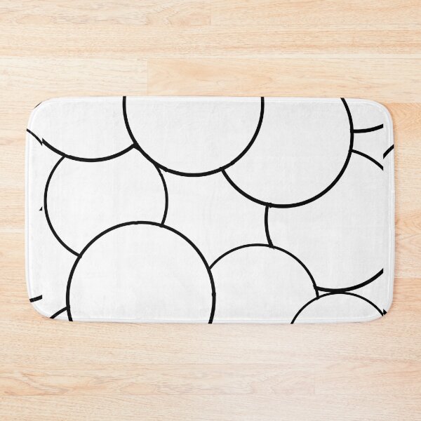 Item preview, Black Bubbles No Background, Psychedelic Abstract Painting, Single and Large Sized Repeating Pattern designed and sold by Nicolette Olivier.