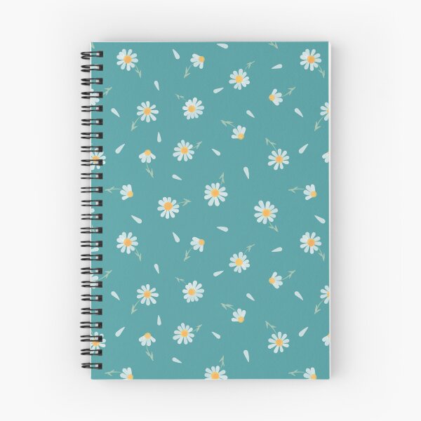 Item preview, Daisy pattern, Teal ditsy floral pattern  designed and sold by RoseMaryWP.