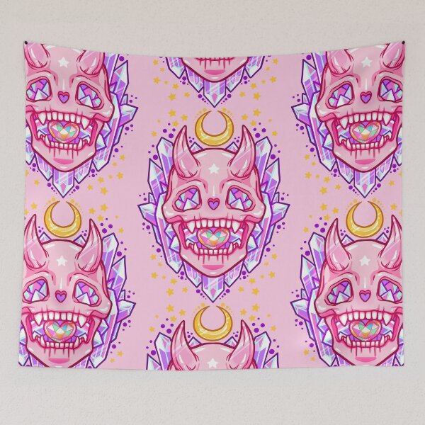 Aperçu de l'œuvre Skull & Crystals créée et vendue par Keihoshi.
