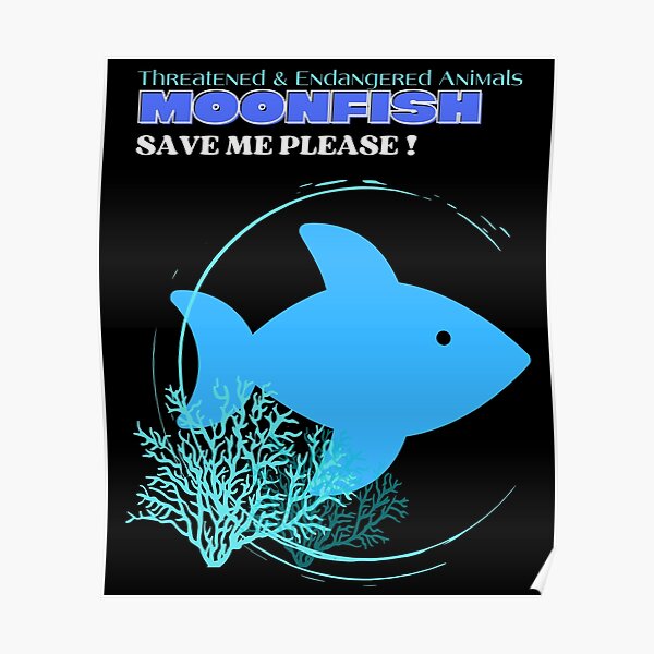 " Moonfish" Poster for Sale by yassooarts | Redbubble