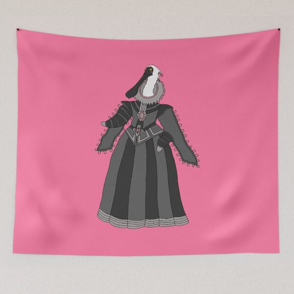 Item preview, Grey Royal Spoonbill on Pink designed and sold by Digitaldingo.