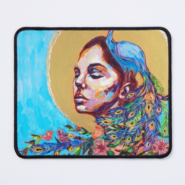 Item preview, "Plumed Beauty" designed and sold by Mozzafiatoart.