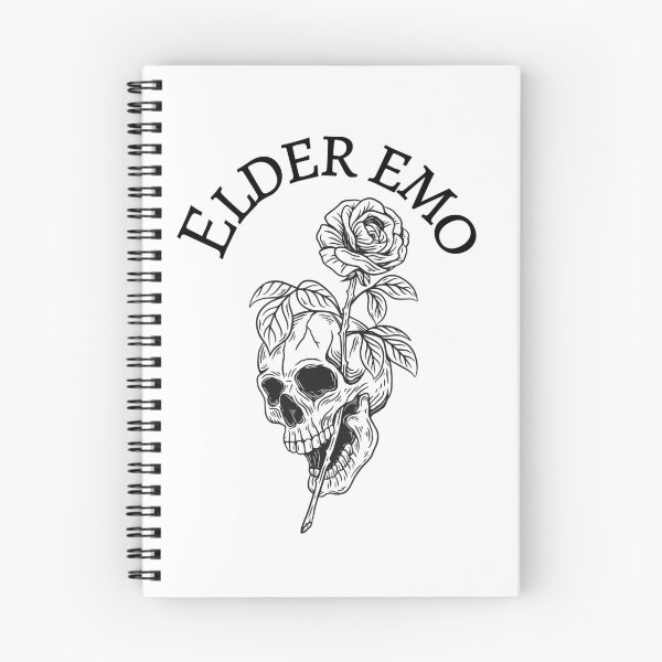 Item preview, Elder Emo Skull designed and sold by ImpishDesigns.