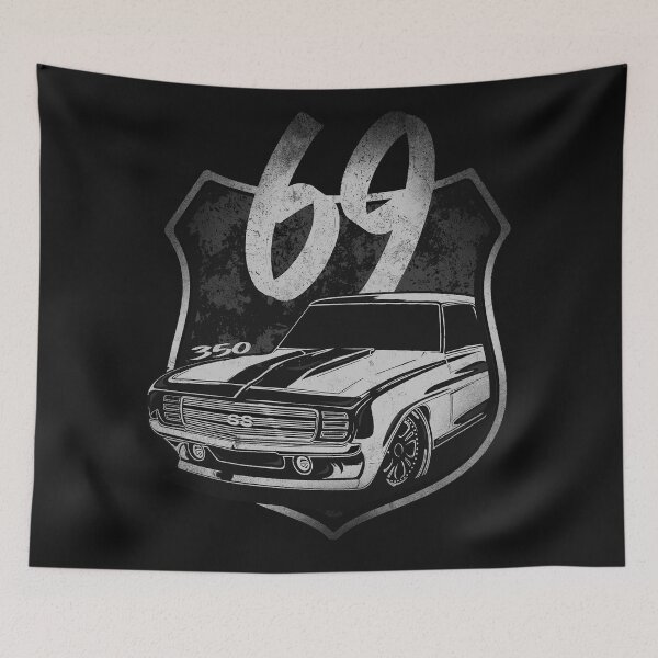 Item preview, 69 Camaro 350 - Muscle Car - Classic Vintage designed and sold by RoninUnknown.