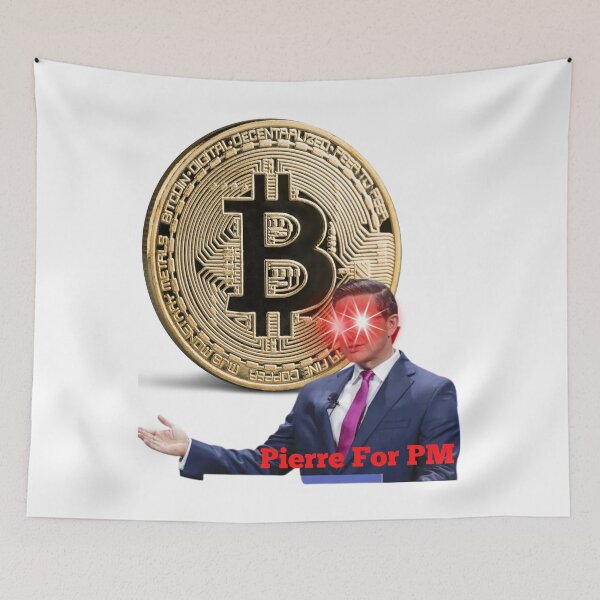 Item preview, Pierre Poilievre Bitcoin Lazer Eyes designed and sold by KomarDesigns.
