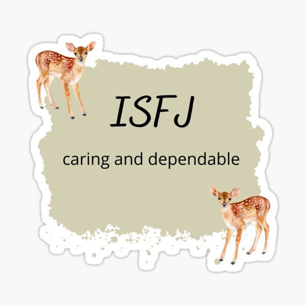 ISFJ Boy/girl B/W 4x6 Thermal Sticker Kawaii 