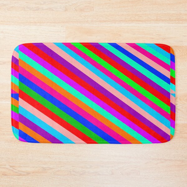 Item preview, Thick Diagonal Rainbow, Psychedelic Abstract Painting, Single and Large Sized Repeating Pattern designed and sold by Nicolette Olivier.