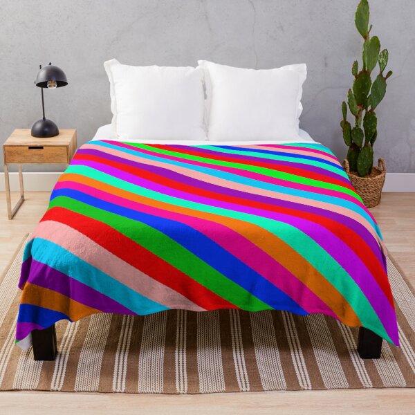Item preview, Thick Diagonal Rainbow, Psychedelic Abstract Painting, Single and Large Sized Repeating Pattern designed and sold by Nicolette Olivier.