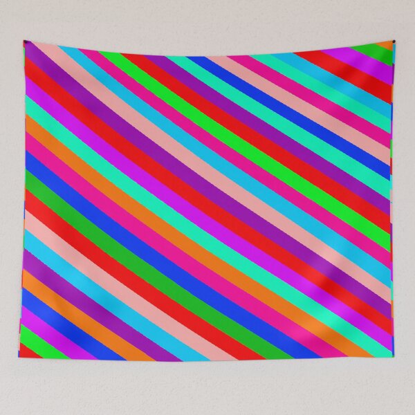 Item preview, Thick Diagonal Rainbow, Psychedelic Abstract Painting, Single and Large Sized Repeating Pattern designed and sold by Nicolette Olivier.