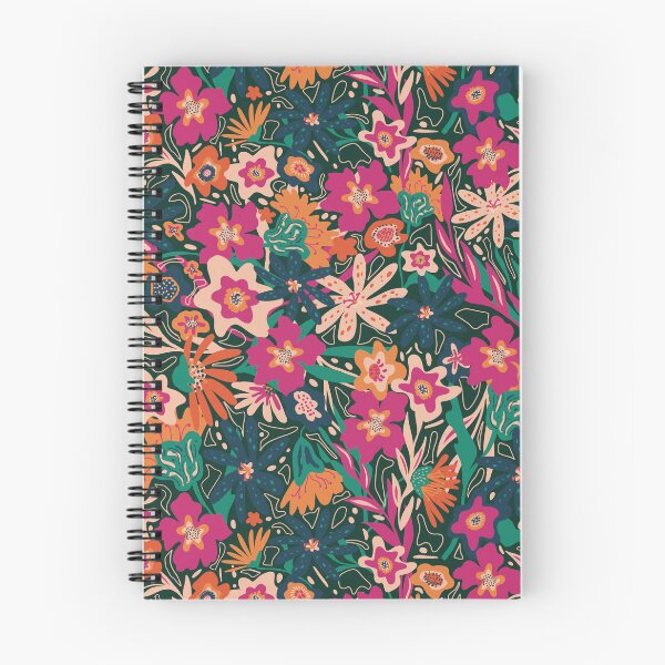 Item preview, Bright colorful abstract floral designed and sold by SisterlyLove.