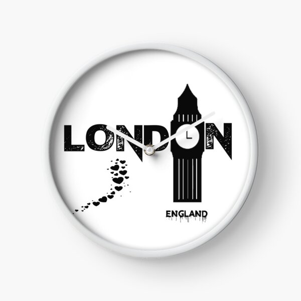  love london london is my lonely love ,love you london design Clock