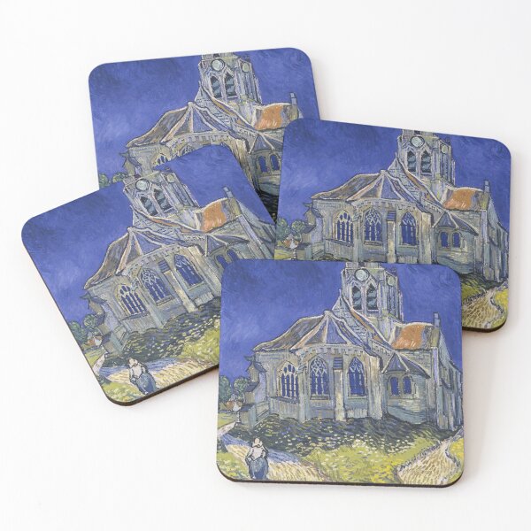 Item preview, The Church in Auvers-sur-Oise View from the Chevet (1890) Vincent van Gogh Artwork designed and sold by MellowSphere.