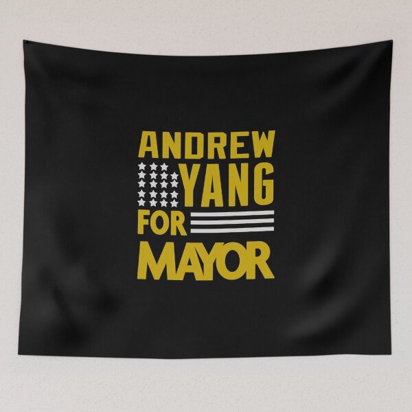 Item preview, Andrew Yang For Mayor Zipped Hoodie designed and sold by donnielnah.